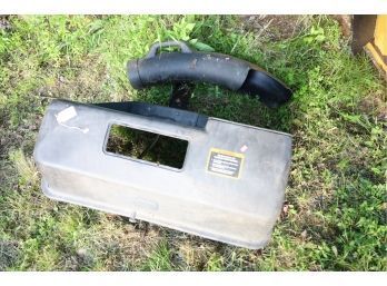 RIDING MOWER BAGGER PARTS AS SHOWN - MARKED 206