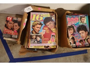 VINTAGE MAGIZINES MOSTLY 90'S LOT MARKED 115