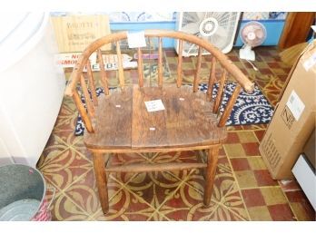 VERY SPECIAL ANTIQUE CHAIR! MARKED 73  - READ MORE BELOW!