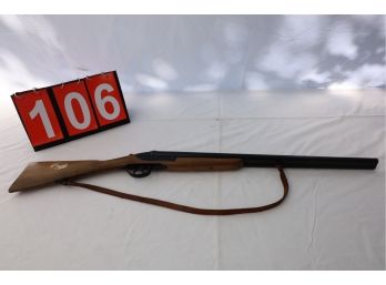 RARE MADE IN FRANCE TOY GUN REPLICA OF DOUBLE BARREL - REALLY UNIQUE AND OLD!