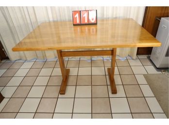 MIDCENTURY TABLE MARKED 110