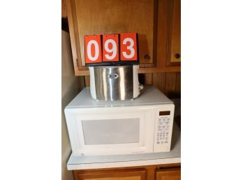 MICROWAVE AND TOASTER MARKED 93