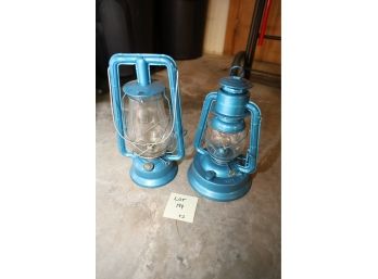 2 Blue Lanterns