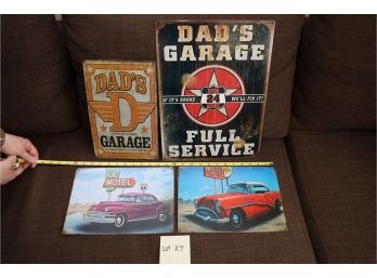 4 Signs, Wall Hanging Decor