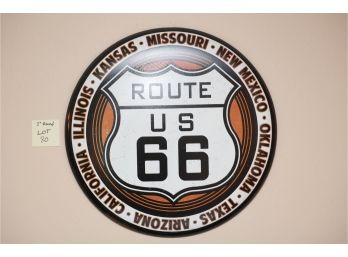 Large Route US 66 State Sign