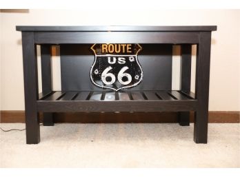 Smaller Black Stand With Route 66 Sign