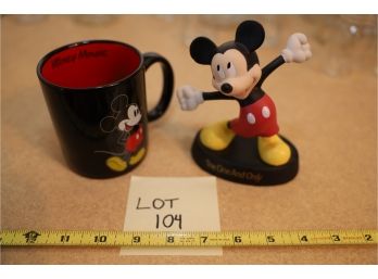 Mickey Mouse Lot Of 2 Items As Shown