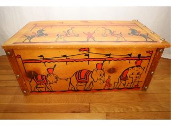 VINTAGE TOY BOX - MARKED 46