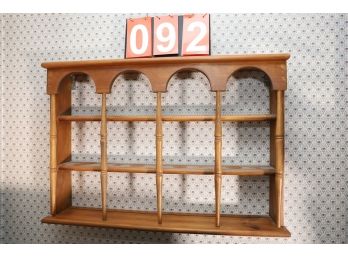 WALL DISPLAY SHELF - BUYER TO REMOVE - MARKED 92