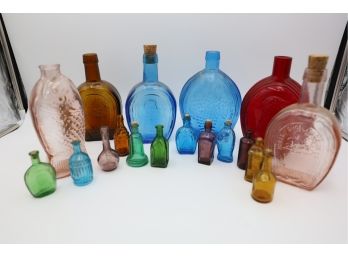 LOT OF MINI AND OTHER VINTAGE BOTTLES - MARKED 9