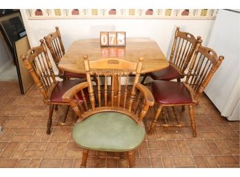 VINTAGE TABLE AND CHAIRS - MARKED 73