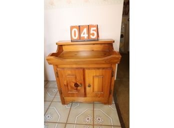 COUNTRY STYLE DRY-SINK - MARKED 45