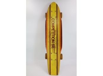 RARE COMPETTION 68 SKATEBOARD! MARKED 7
