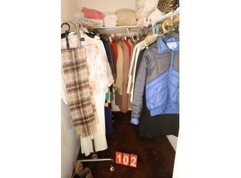 ENTIRE CLOSET OF VINTAGE CLOTHING AND MORE! MARKED 102