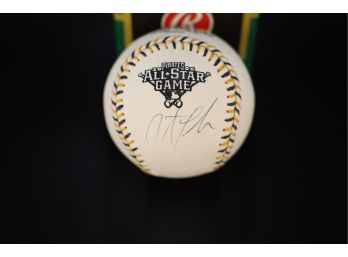 PIRATES ALL STAR GAME SIGNED BASEBALL - LOOK UP COA - MARKED 13