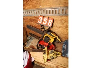 LOT 358 - 3 CHAINSAWS