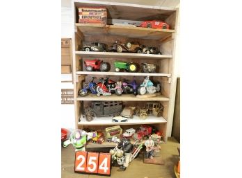 LOT 254 - ALL ITEMS ON SHELFS AND GROUND