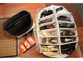 LOT 151 - SHOES AND STORAGE BAGS
