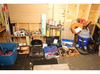 LOT 206 - HUGE TOOL LOT AND MORE! MUST TAKE ALL (IN SHED OUTSIDE)