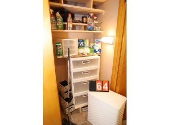 LOT 64 - CONTENTS OF BATHROOM CLOSET - MUST TAKE ALL