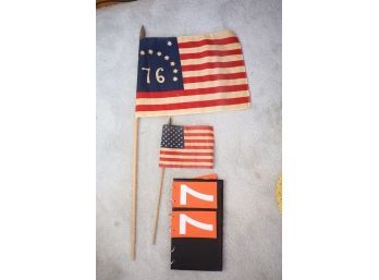 LOT 77 - PAIR OF FLAGS