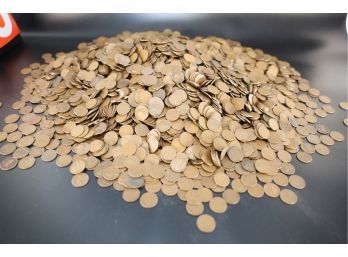 LOT 15 - 35 POUNDS OF WHEAT PENNIES! ABSOULTLY AMAZING UNSEARCHED LOT! HUGE POTENTIAL!