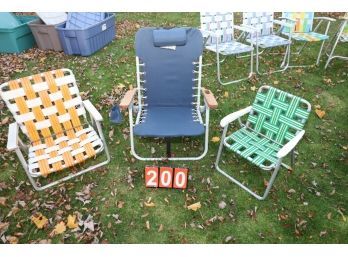 LOT 200 - 3 OUTDOOR CHAIRS