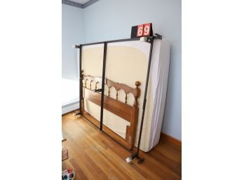 LOT 69 - BED AS SHOWN (pROB. A QUEEN SIZE)