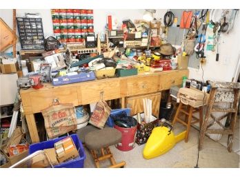 HUGE BASEMENT SHOP LOT! TOP AND BOTTOM ANY ANYTHING IN DRAWERS! EVERYTHING SHOWN!