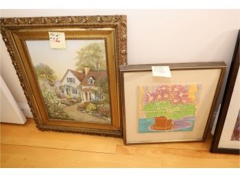 2 WALL HANGING ART PIECES