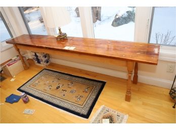 LONG SIDEBOARD TABLE AS SHOWN
