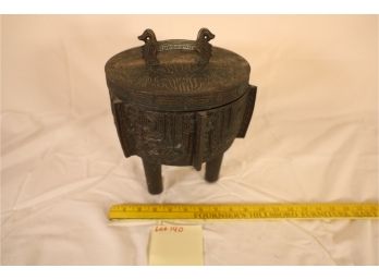 ASIAN COVERD CANISTER SMALL AND HEAVY