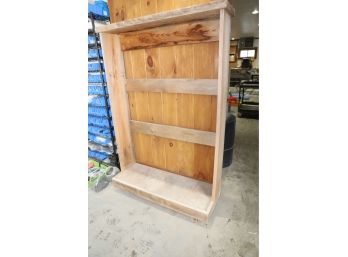HOMEMADE WOODEN RACK (COULD EASILY BE MAKE INTO GUN RACK OR CLOTHING RACK)