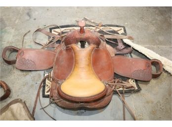 HEREFORD BRAND HORSE SADDLE AS SHOWN