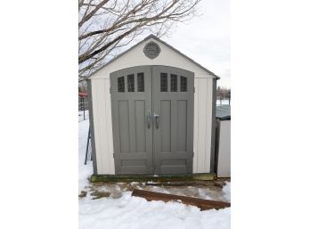 VERY LARGE LIFETIME BRAND OUTDOOR SHED (AROUND $1500 NEW) PLEASE READ DESCRIPTION!