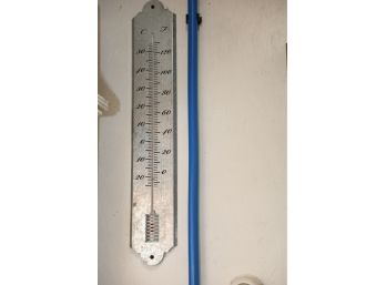 METAL THERMOMETER (BUYER REMOVES) 1ST BARN