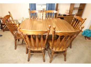 DINNING ROOM TABLE AND CHAIRS