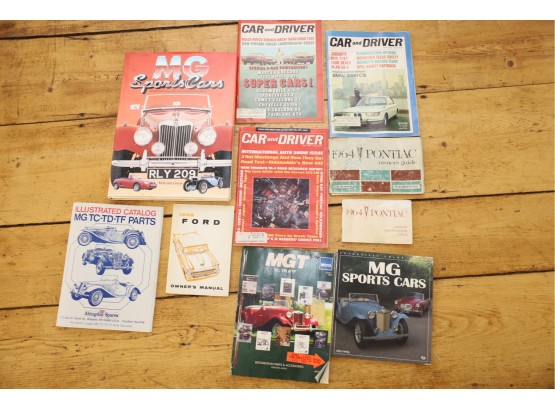 CAR AND DRIVER AND OTHER VINTAGE MAGAZINES