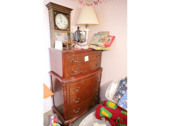 WONDERFUL DRESSER WITH ALL ITEMS ON IT AND IN IT! IN LOWER LEVEL, BRING HELP!