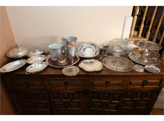 MID CENTURY ITEMS - PLATED ITEMS - FANCY LOT