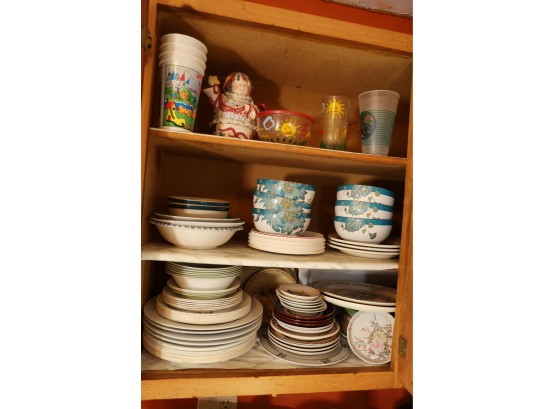 ALL ITEMS IN MANY KITCHEN CABINETS AS SHOWN
