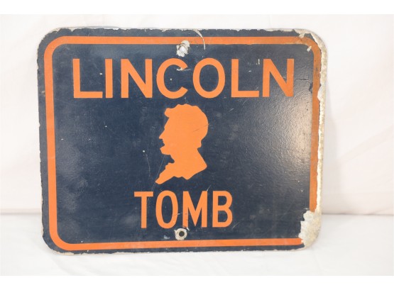LINCOLN TOMB SIGN