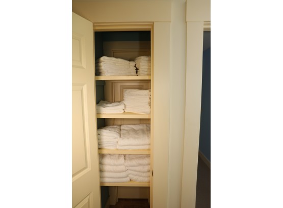 CLOSET OF TOWELS REALLY NICE AND CLEAN
