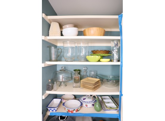 ITEMS IN PANTRY WITHIN BLUE LINES AS SHOWN