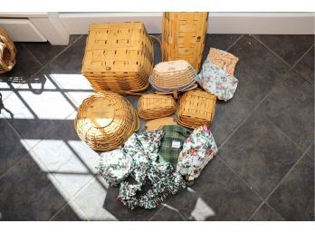 LONGABERGER COLLECTION OF BASKETS