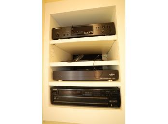 ELECTRONICS IN CLOSET AS SHOWN