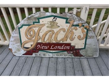 JACKS WOODEN SIGN - LOCAL ADVERSTING