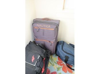 LUGGAGE BAG LOT IN SPARE BEDROOM