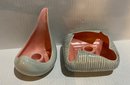 Vintage Redwing & Hull Mid Century Modern Candlestick Holders Shipping Available
