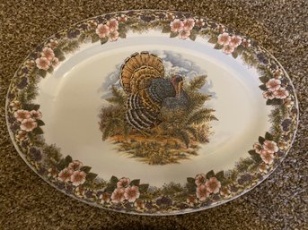 Vintage Holiday Turkey Platters Set Of 2 Shipping Available
